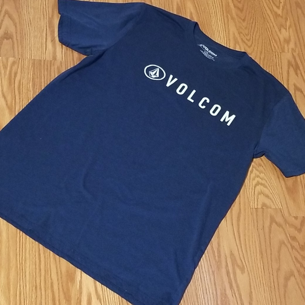 Volcom‎ blue and white Tee